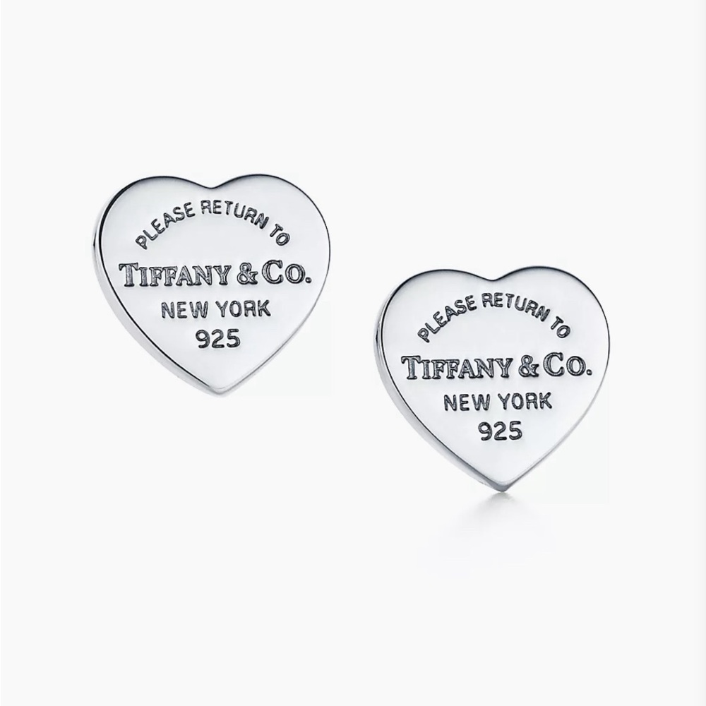 Tiffany & Co. Silver Heart Earrings